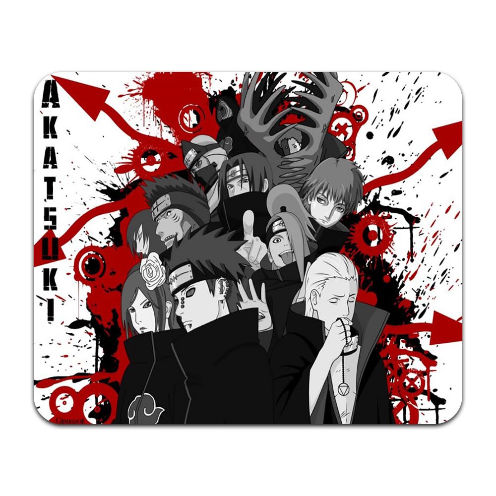 INDIACRAFT Anime Mouse Pad - Computer Akatsuki Printed Mousepad with Anti-Slip Rubber Base & Smooth Mouse Control for Laptop, MacBook Pro, Gaming (9 inch x 7 inch) (B0CR89SJ97) Amazon Price History, Amazon Price Tracker
