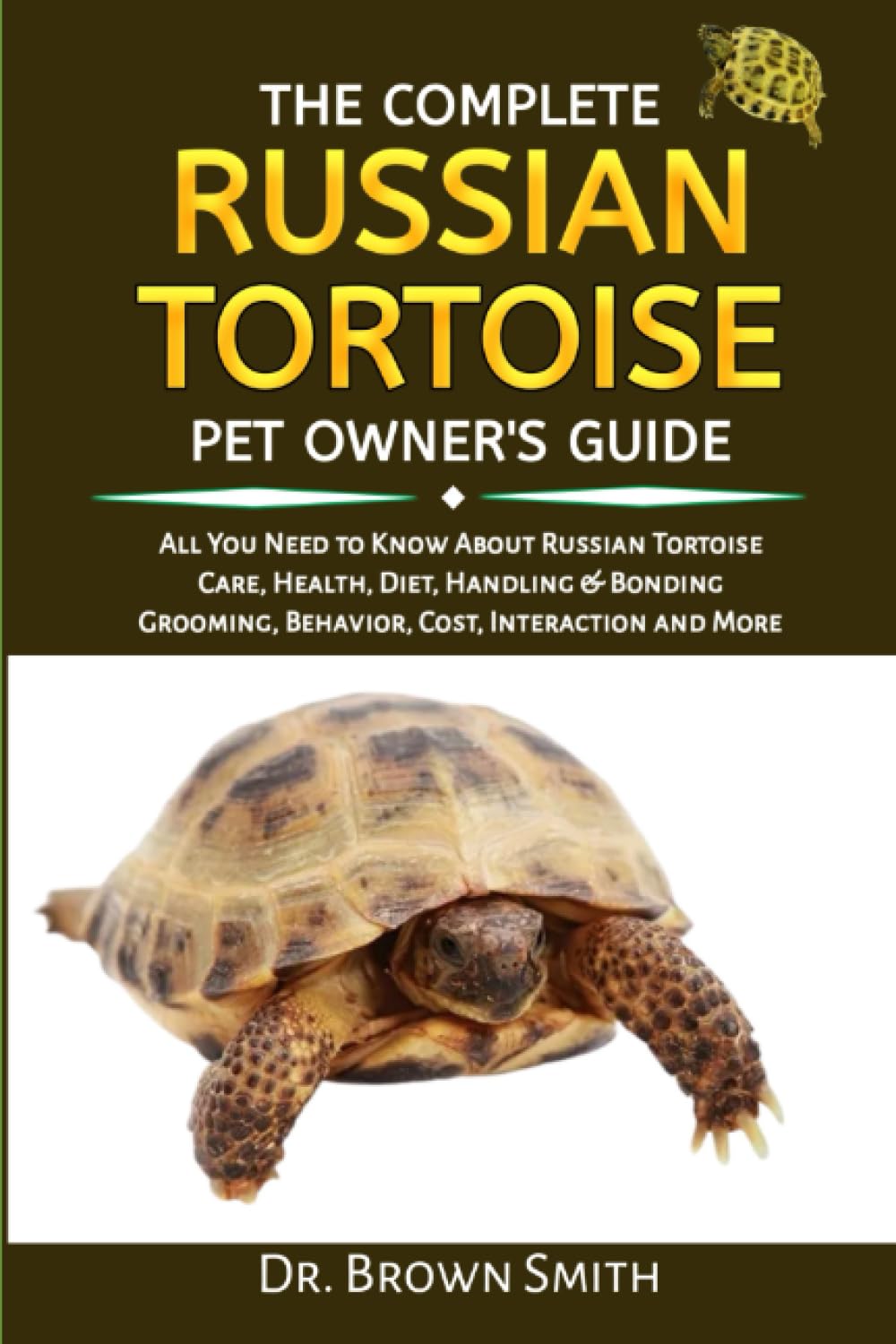 The Complete RUSSIAN TORTOISE PET OWNER'S GUIDE All You Need to Know