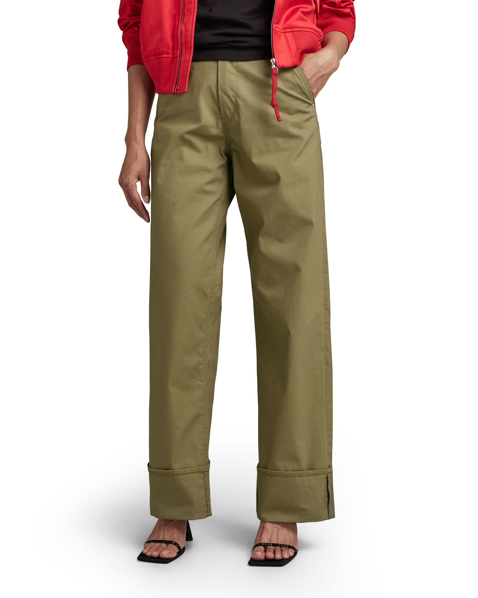 G-Star Pantalon Stray Chino - Slip - Regular Straight - Femme