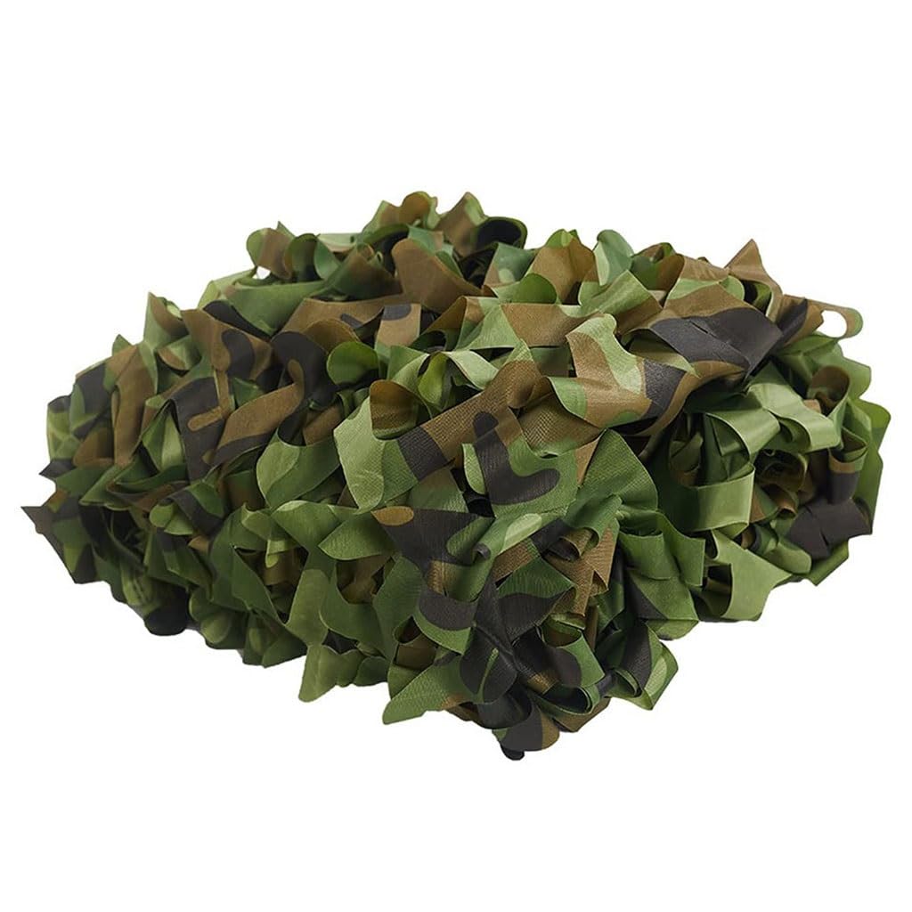 OUdini Woodland Camo Netting, 5X8M Army Camouflage Net, Sunscreen Nets, for Sunshade Shooting Hunting Party