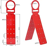 Vista 6 de Anclaje de techo reutilizable, soporte de techo fácil de instalar para protección contra caídas, anillo en D de alta resistencia