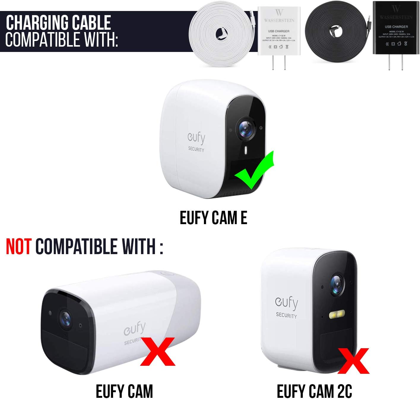 eufy camera charging cable