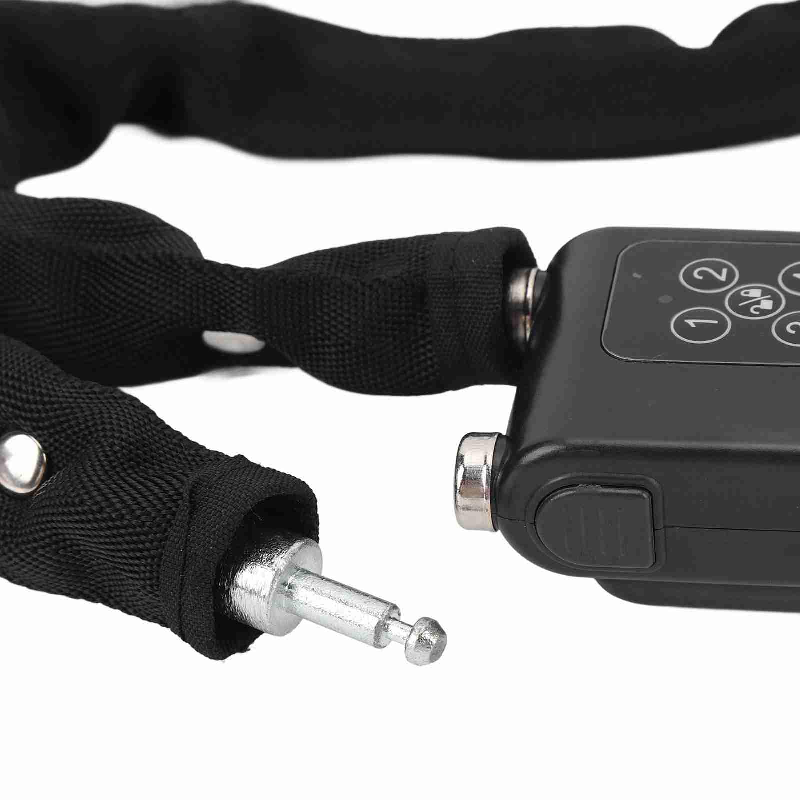 Yctze Lucchetto Digitale per Moto Antifurto con Allarme a Vibrazione da 110 DB e Accesso Senza Chiave, Blocco di Sicurezza con Password per Bagagli e Porte (BLACK)