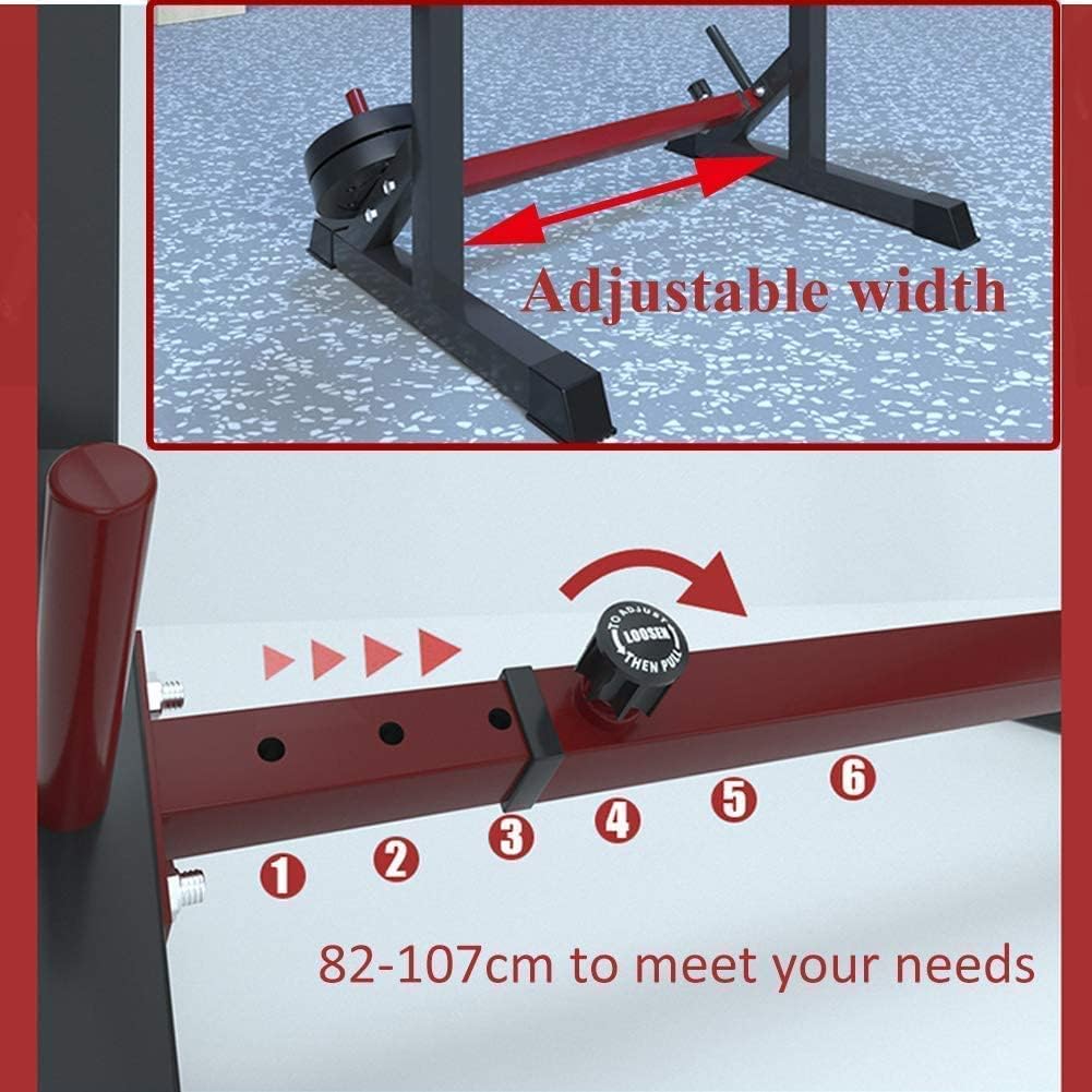 Home or Commercial Bench Press Weightlifting bedSquat Stands Rack Adjustable Weight Lifting Rack Barbell Rack Free-Press Bench Bodybuilding Home Gym Strength Training Stand Fitness 250kg Max Lo