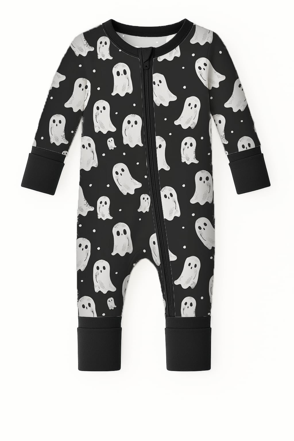 ITSY BITSY BOUTIQUE Viscose Bamboo Baby Pajamas - Boys and Girls Footie Sleeper Convertible 2-Way Zipper Sleeper