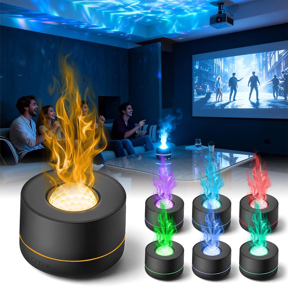 Diffuseur d'aromathérapie et projecteur pour créer une ambiance zen dans votre chambre