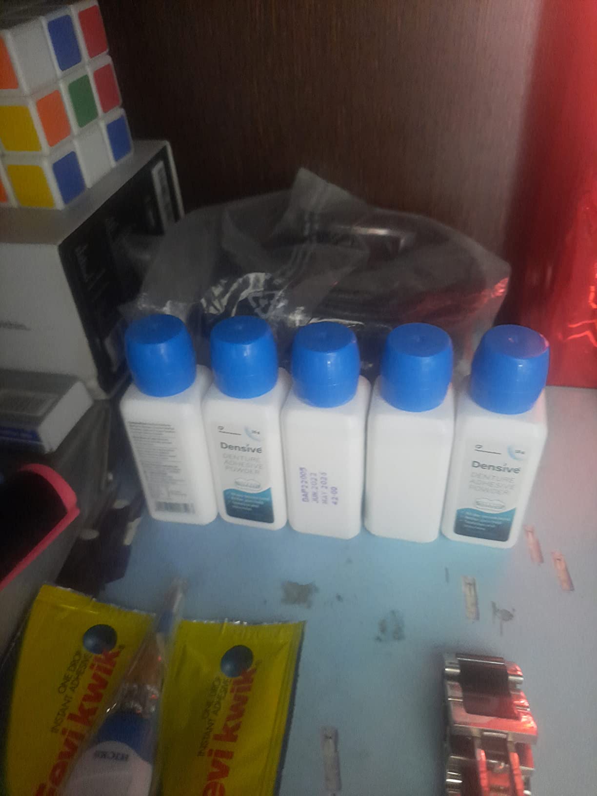 Densive Denture Adhesive Powder Pack of 6 15g Per Pack Tasteless