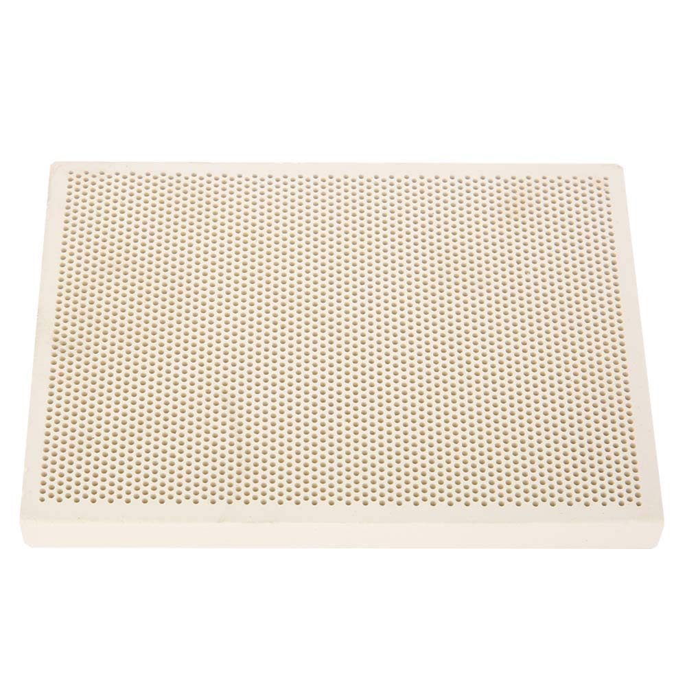 POCREATIONHoneycomb Soldering Board, Ceramic Honeycomb Soldering Board Soldering Block Soldering Parts Jewelry Heating Paint Printing Drying Tool Plate, 5.31 * 3.74 * 0.51inch