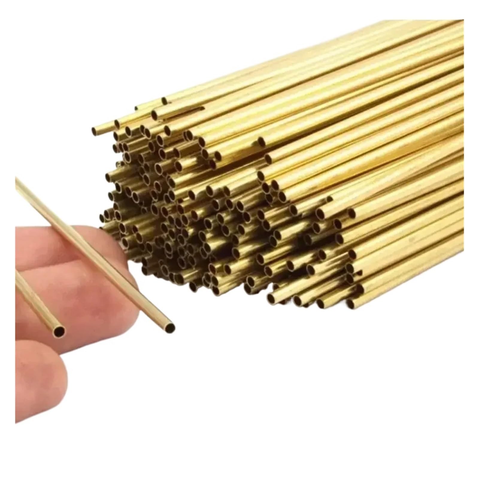 Dsfvervd 3 Pieces Brass Tube 3-20Pcs Brass Tube 0.2-0.6Mm Wall Thickness 1-9. Od Straight Tubing Copper Pipe Thin-Walled Small Diameter(,300Mm,Od 6 X Id 5.2Mm)