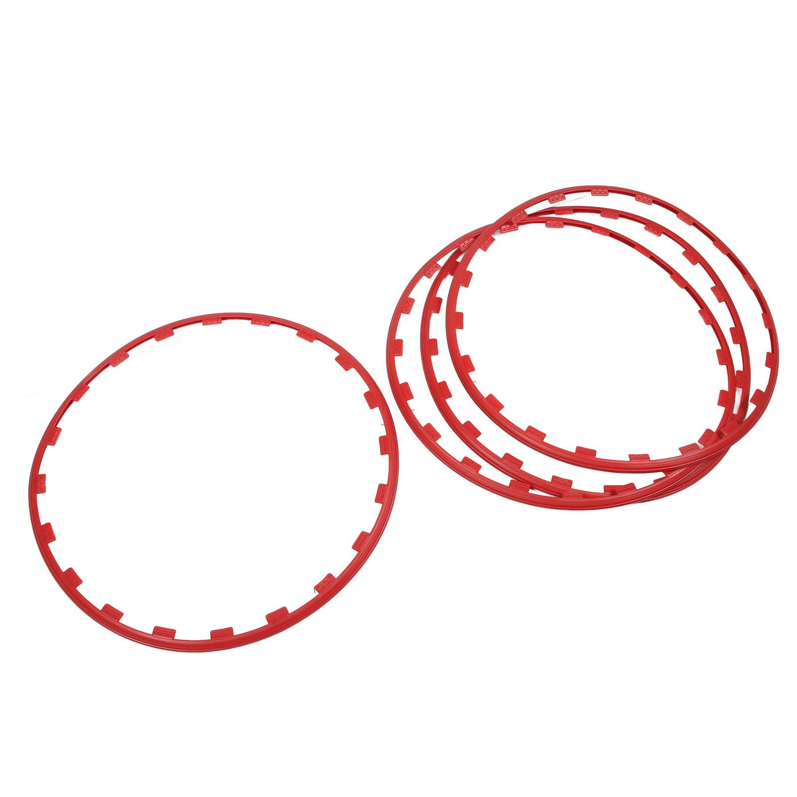 Keenso Felgenschutzring Nylon Felgenschutzringe Schutzring 4 Stück für | Felgenschutzring, Nylon-Felgenschutz, Schutzring, 4 Stück, für 19-Zoll-Räder, einfache Kanteninstallation, Kratzer