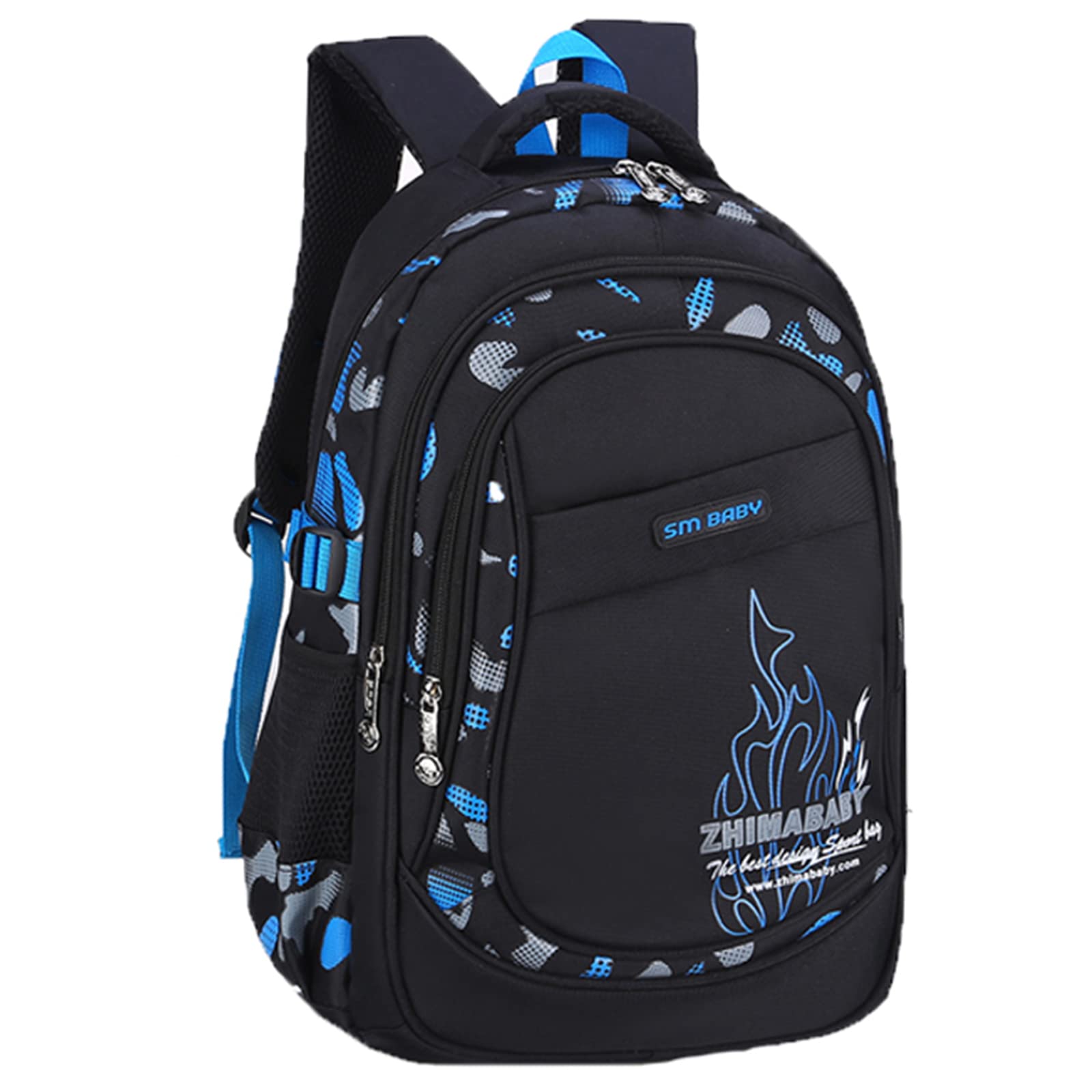 Kids Boys Girls Camouflage School Backpack Children Primary Schoolbag Book Bag Waterproof Nylon Rucksack Casual Daypack 6-12 Years