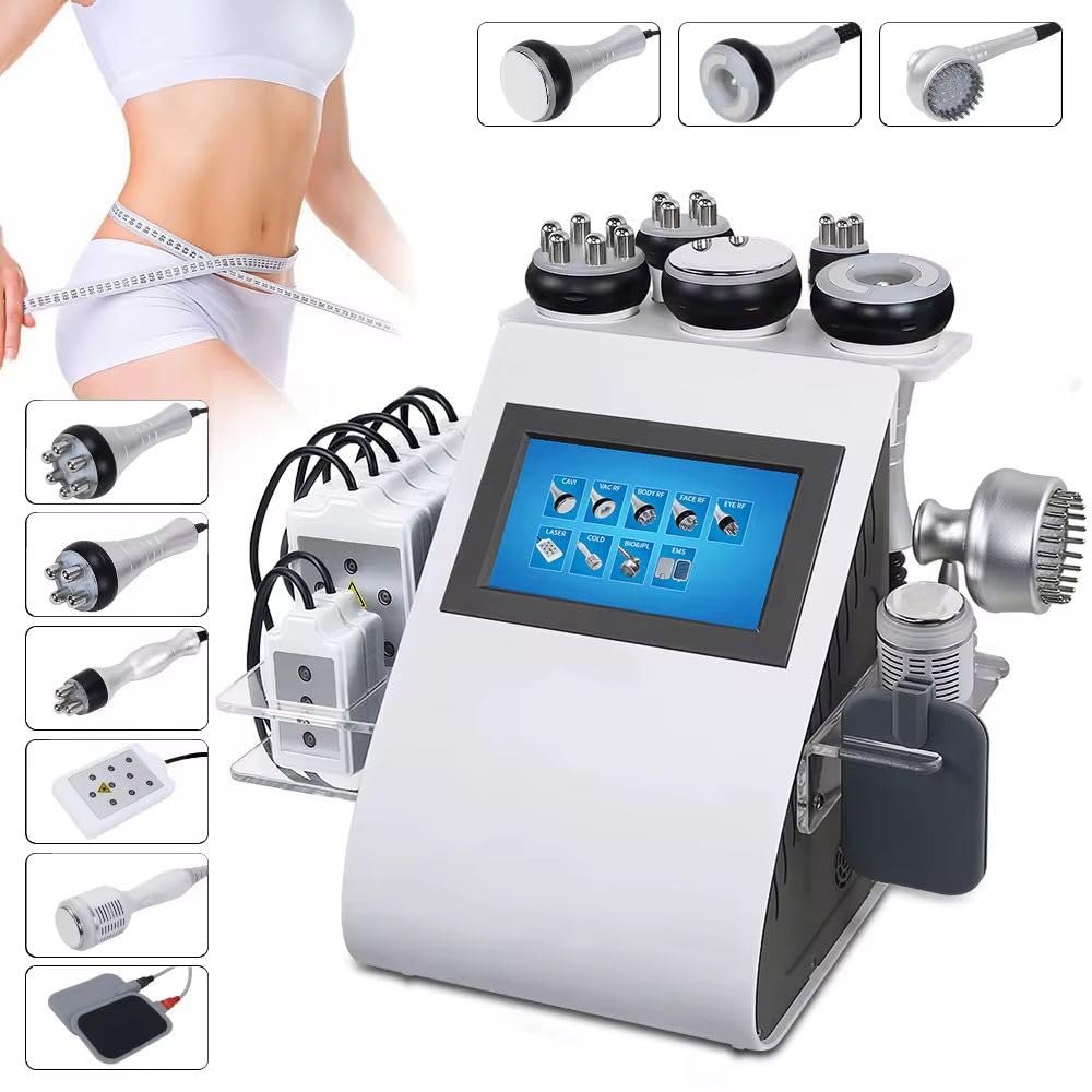 40KHz Cavitation RF Vacuum Body Slimming Machine – 9-in-1 EMS