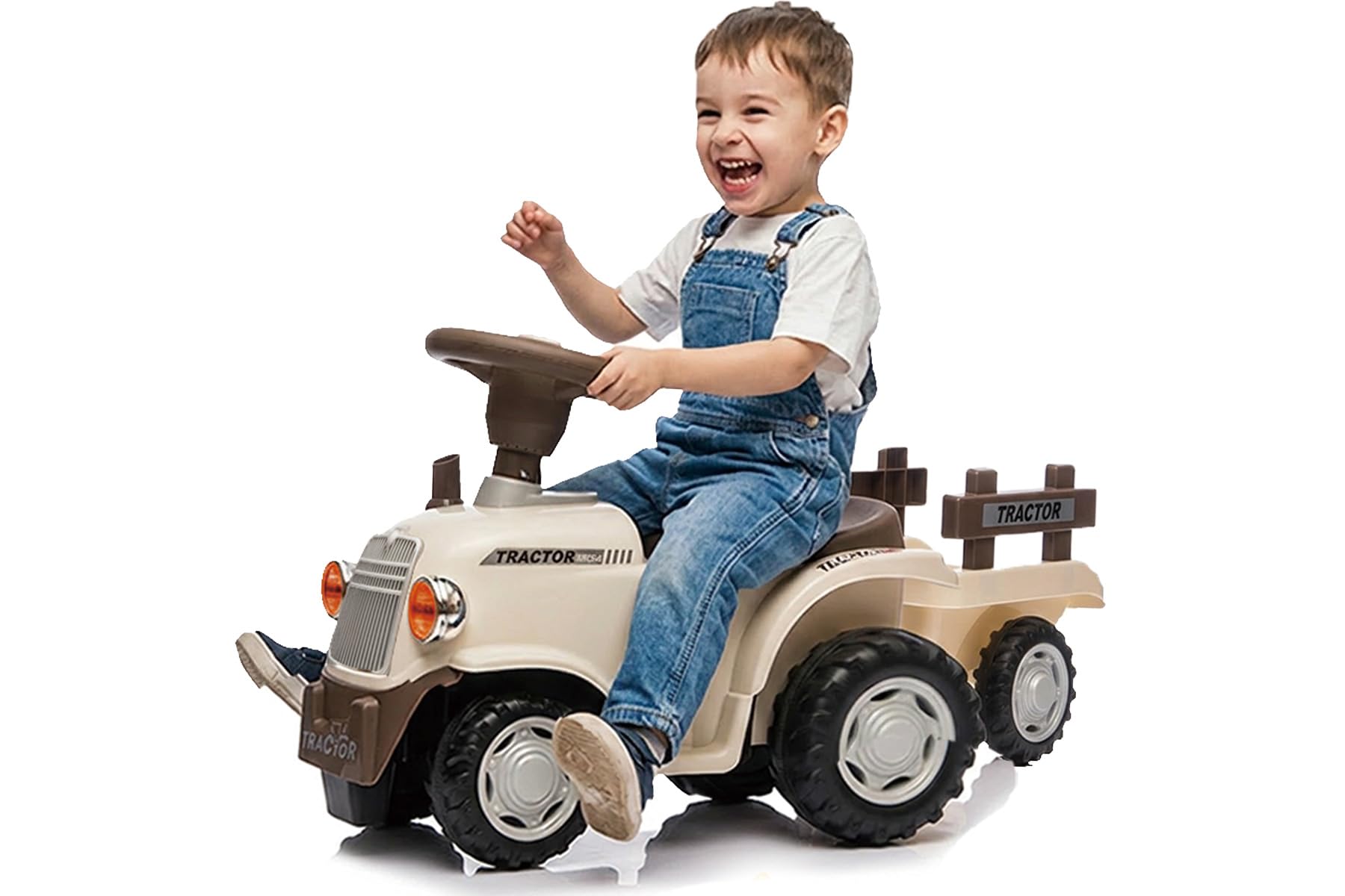 Amazon.co.jp: アイジュトイズ 乗用玩具 足けり トラクター はたらく車