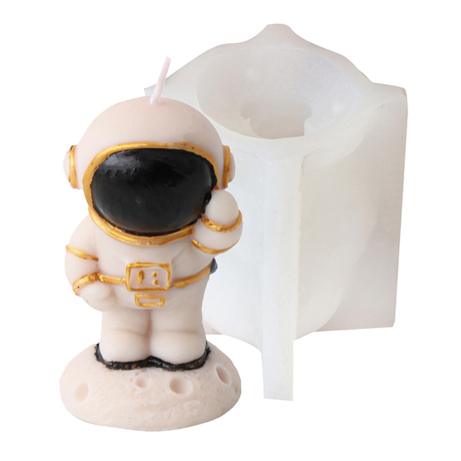 Tsophreniq Space Figurine Silicone Molds for Epoxy Resin Astronaut Silicone for Home Decoration Wedding