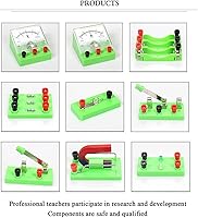 Vista 4 de Circuit kit for Kids,Kids Experiment kit, School Science Labs,Circuit Learning Starter Kit,Electric Circuits for Kids,for Kids School Students,Black