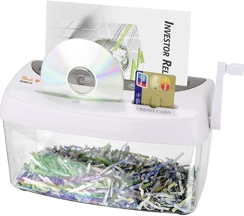 PS300-21 Destructeur de documents coupe croisée 1 feuille Peach