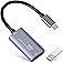 Video Capture Card, GUERMOK USB 3.0 HDMI to USB C Audio Capture Card, 4K 1080P60 Capture Devices for Gaming Live Streaming Vi