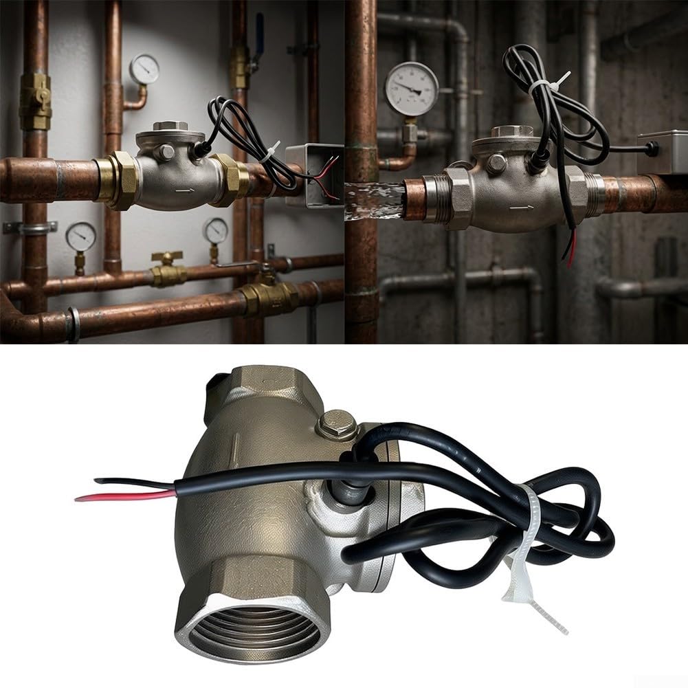 Sensore di flusso d'acqua effetto Hall 1 pollice industriale (DFS-32S 3 cm)
