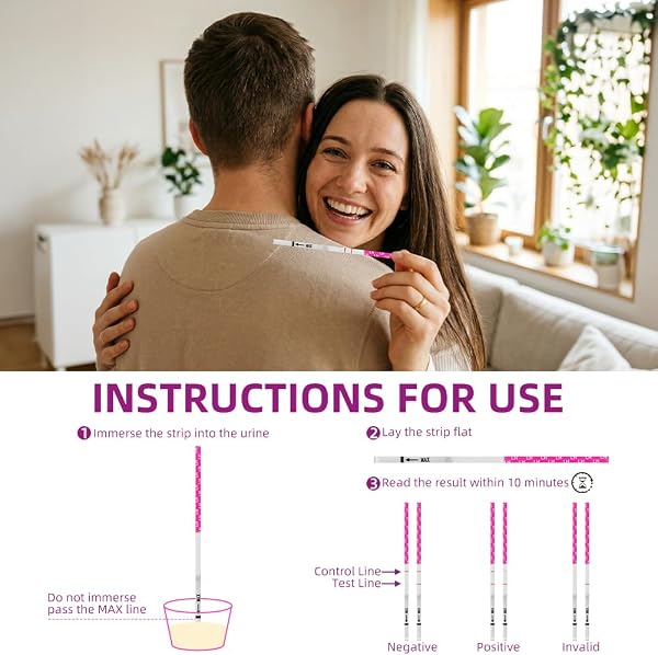 50 Ovulation Test, Optimal Sensitivity 25 miu/ml, Rapid Detection, Ovulation - 4