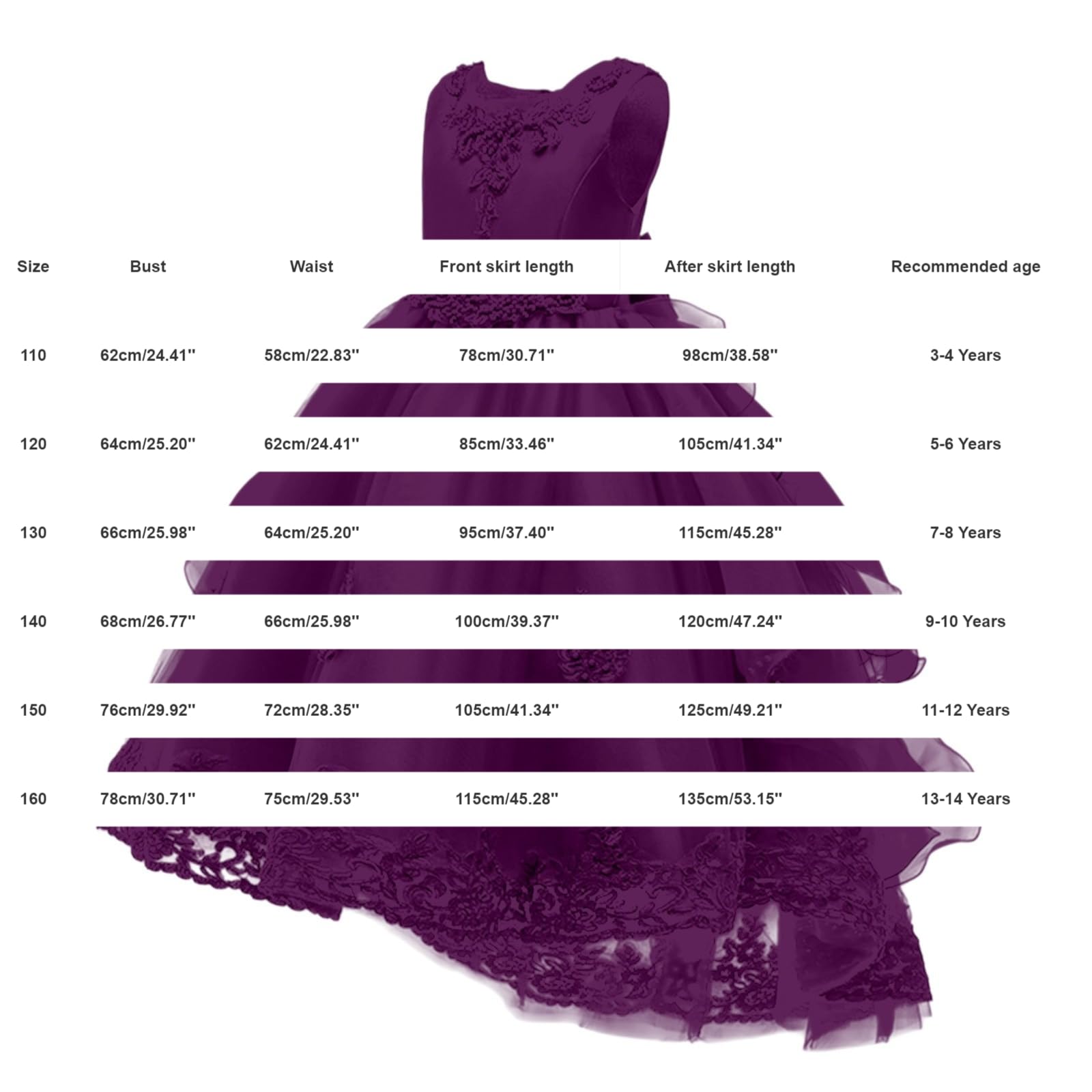 Mädchen Kleid Festlich Sommer Ärmellos Tüll Bestickt Prinzessin Kleider Kinder mit Schleife A-Linie Abschlusskleid Hochzeit Blumenmädchenkleider Geburtstag Abendkleider