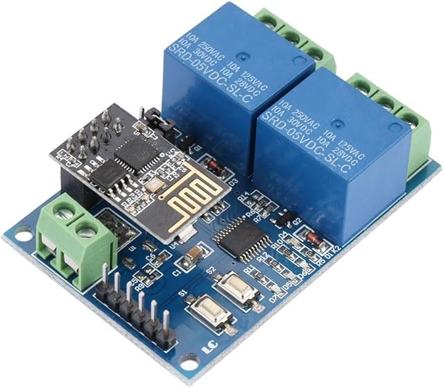 Smart Relay Relais Wifi - Dual Channel 5V WiFi Relay Module IOT Smart Home Phone APP Remote Switch ESP8266