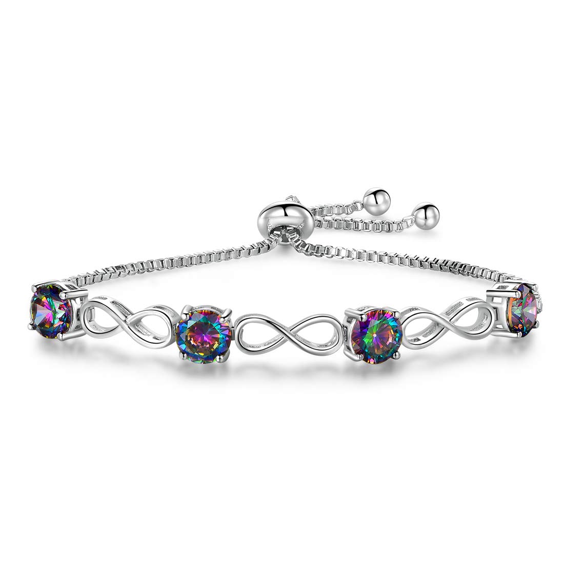 VOLUKA14K Yellow Gold Plated Anklet Bracelets Chain for Women Men Adjustable Links 11 inches