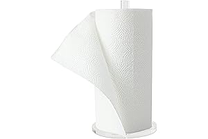 Acrylic Paper Towel Holder Countertop Clear 5.3" Diameter