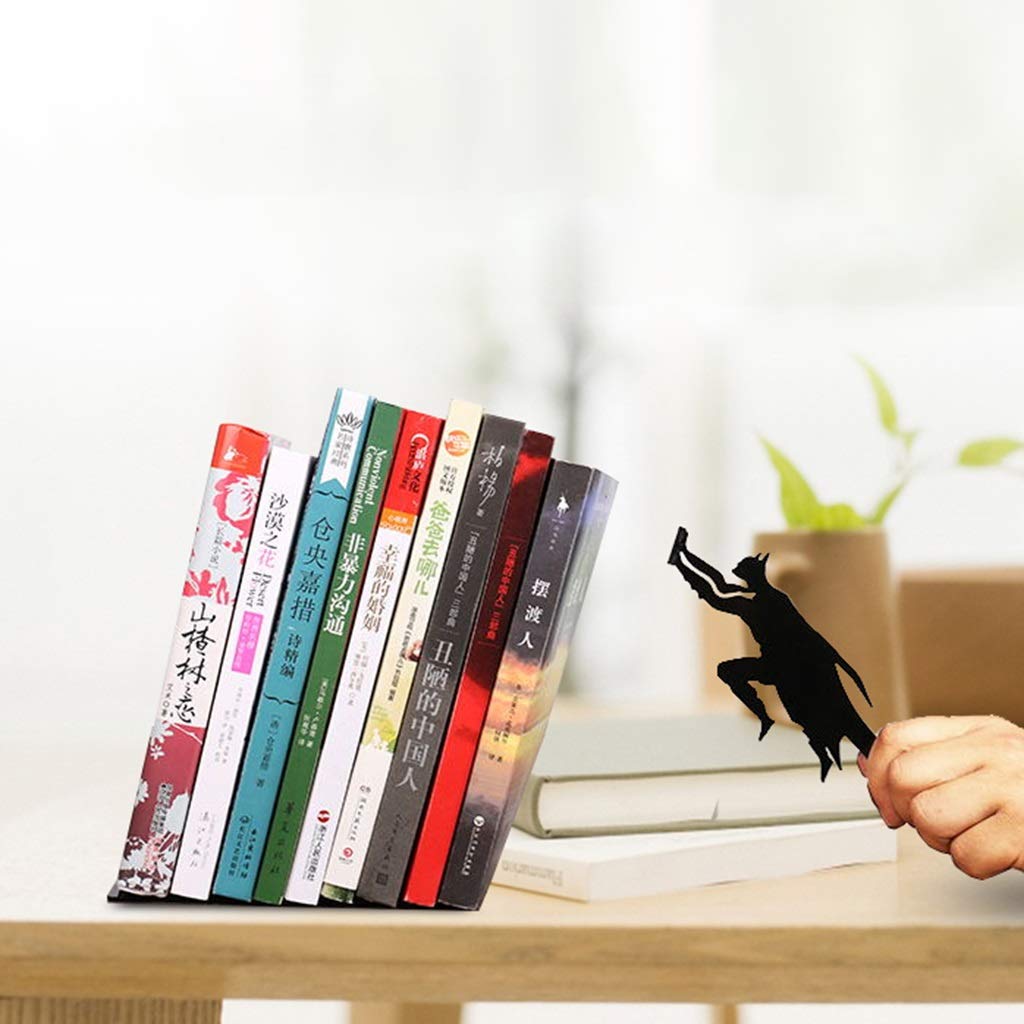 Amazon.co.jp: ブックエンド メタル スーパーマン ブックエンド 面白い