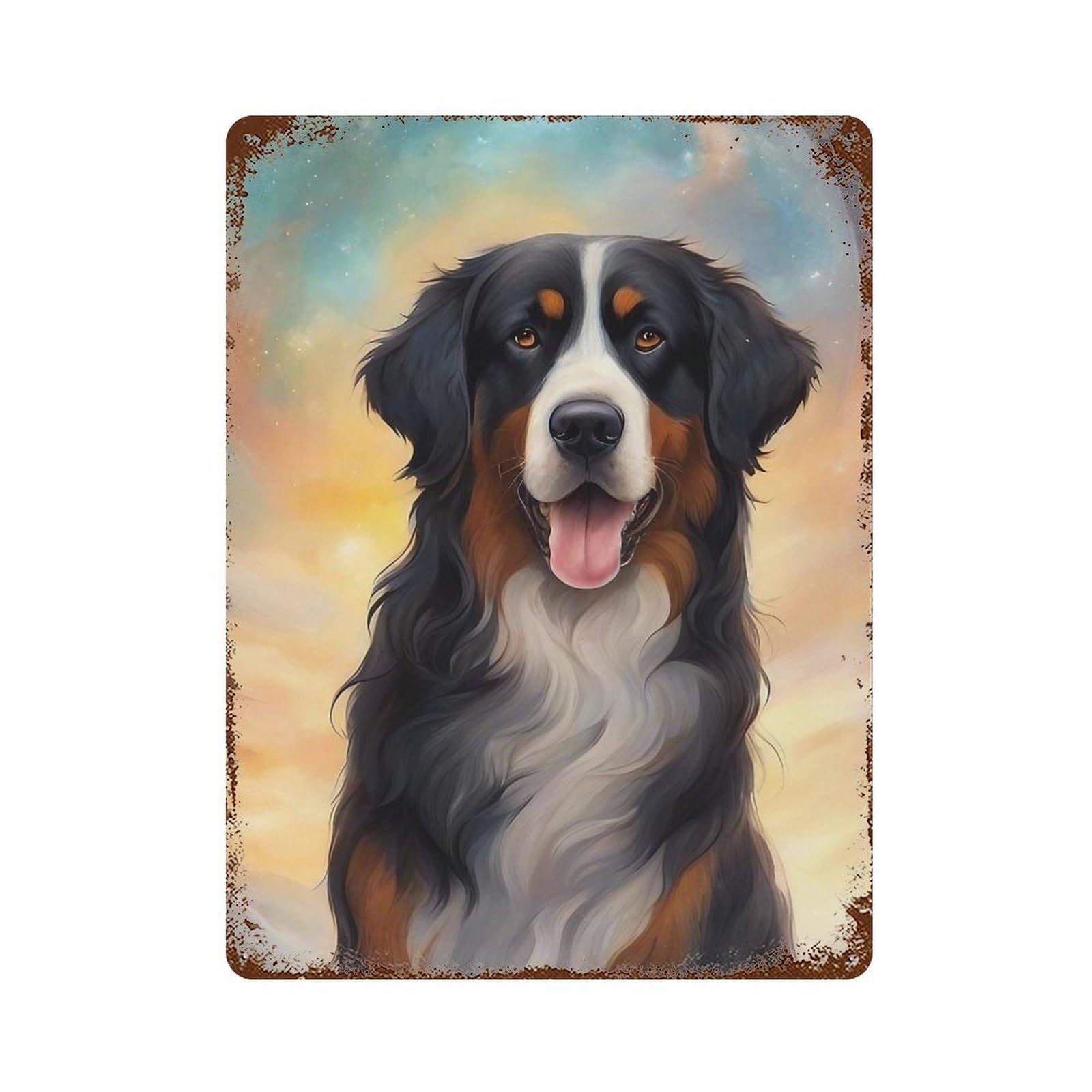 Dog000130 Retro Metal Sign 15.7"x11.8", Ideal for Shed, Workshop And Garage Wall Decor