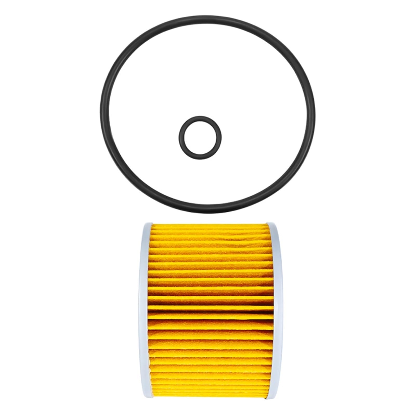 Motocyklowe Filtr Filtr oleju motocyklowego pasuje do Kawasaki ZZR250 ZZR1100 ZZR1200 Ninja 600R ZX400F ZX 550 600 750 1000 1100 ZX11 Motocyklowe filtry oleju(Yellow-4 pcs)