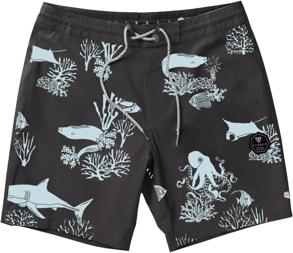 VISSLA Mega Lab 17" Boys Boardshort PHA-Phantom 24