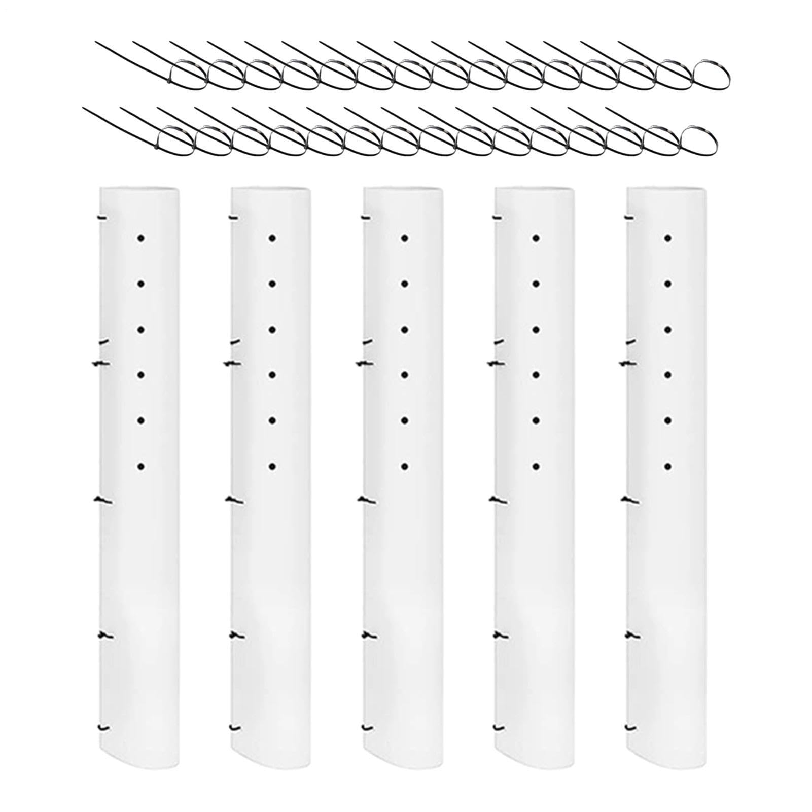 Generico Protecteurs d'arbres - Résistant aux rayons UV Installation rapide | Tubes de croissance des arbres | pour boutures en plein air Jardin pépinières Cour Retro Cour et Serre