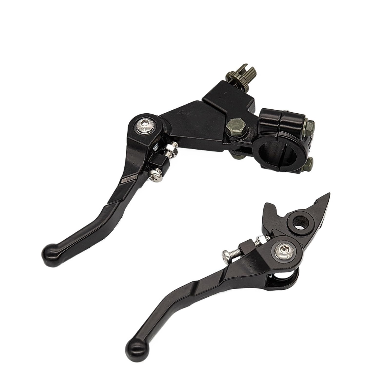 Wkdyriwo Black Folding Brake Clutch Lever Set For Motorcycle Pit Dirt Quad For 50Cc 110Cc 125Cc 140Cc 160Cc 200Cc Pit Pro Xmotos Bse Kayo Motorcycle Brake Clutch Levers