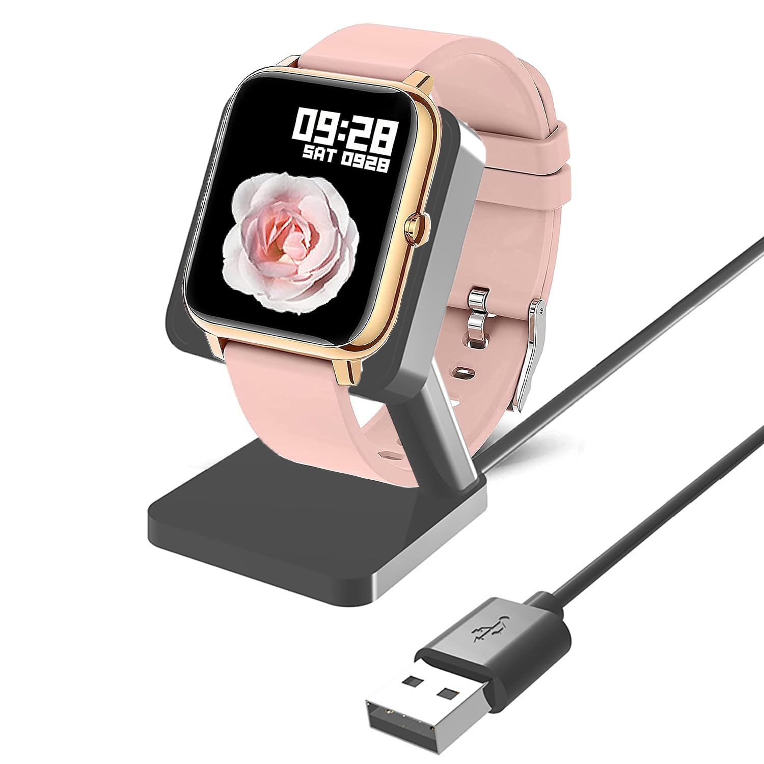 Cargador Donerton P22 estación de carga compatible con Popglory Smartwatch 8