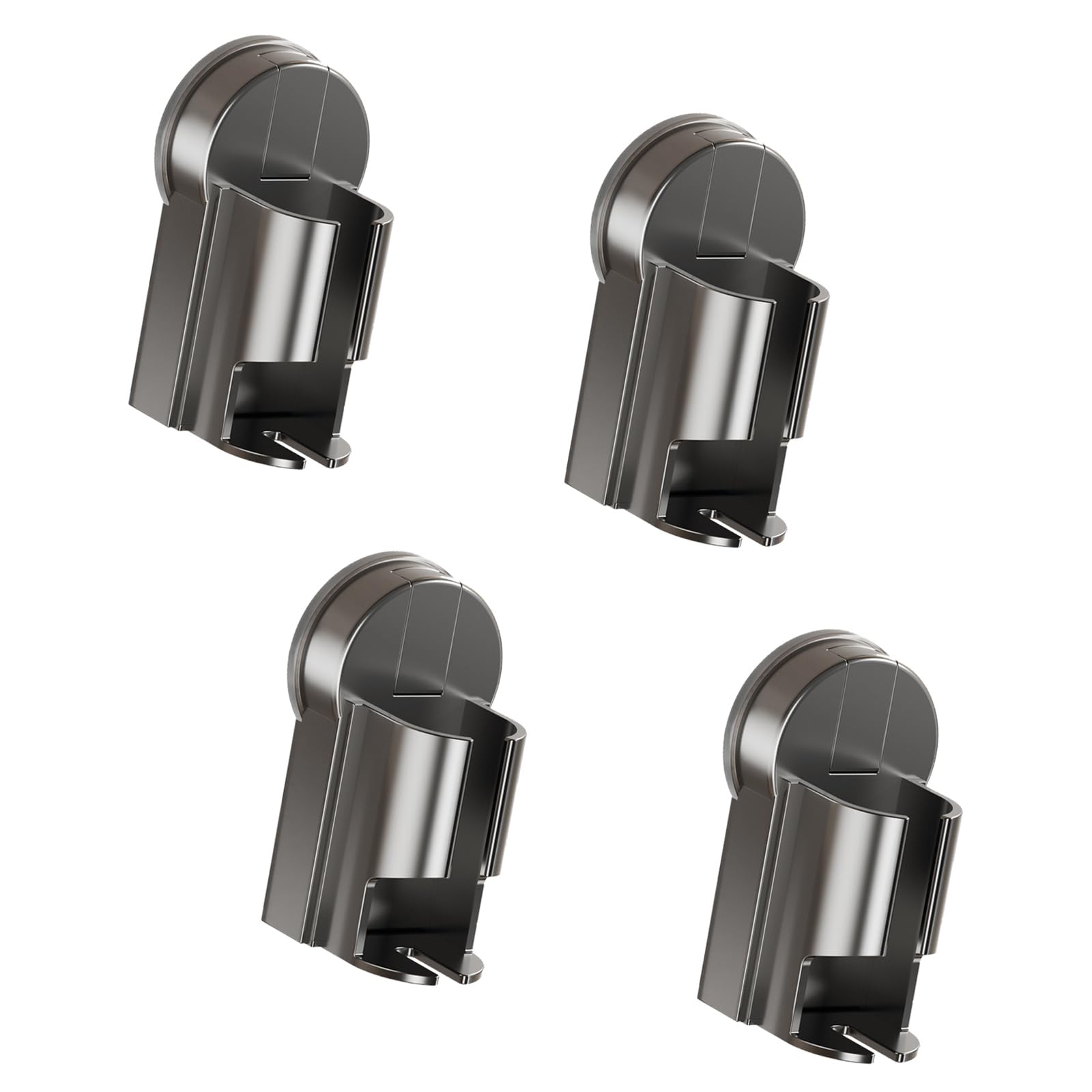 Jazuaiao 4 Packs Wall Mounted Electric Toothbrush Organizers With Secure Suction Cup Bathroom Storage Rack Abs Construction Suction Cup Toothbrush Mount