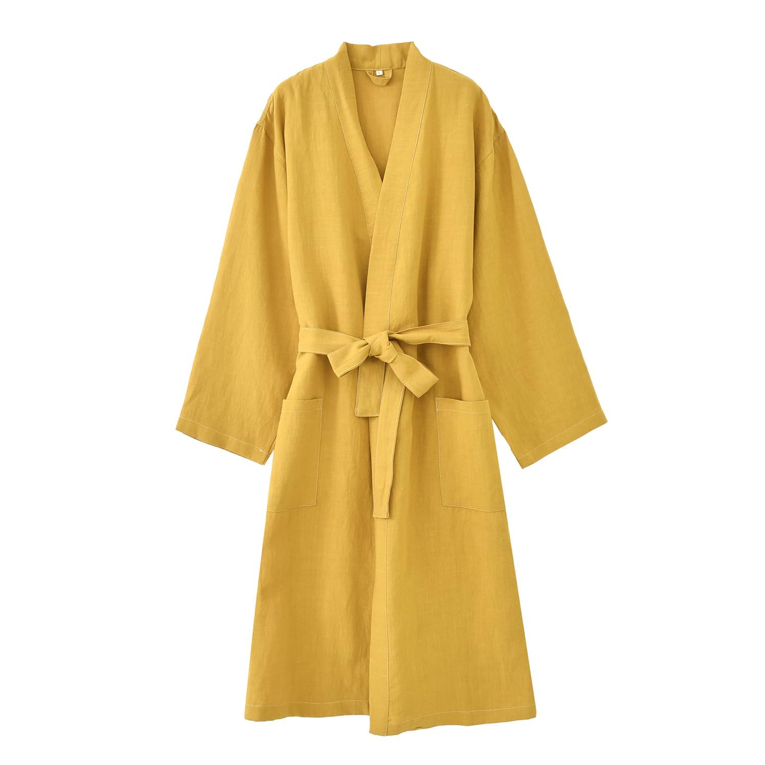 Accappatoio in lino e lyocell morbido da donna/uomo,accappatoio estivo leggero in stile kimono giapponese,pigiama da notte traspirante con scollo a V