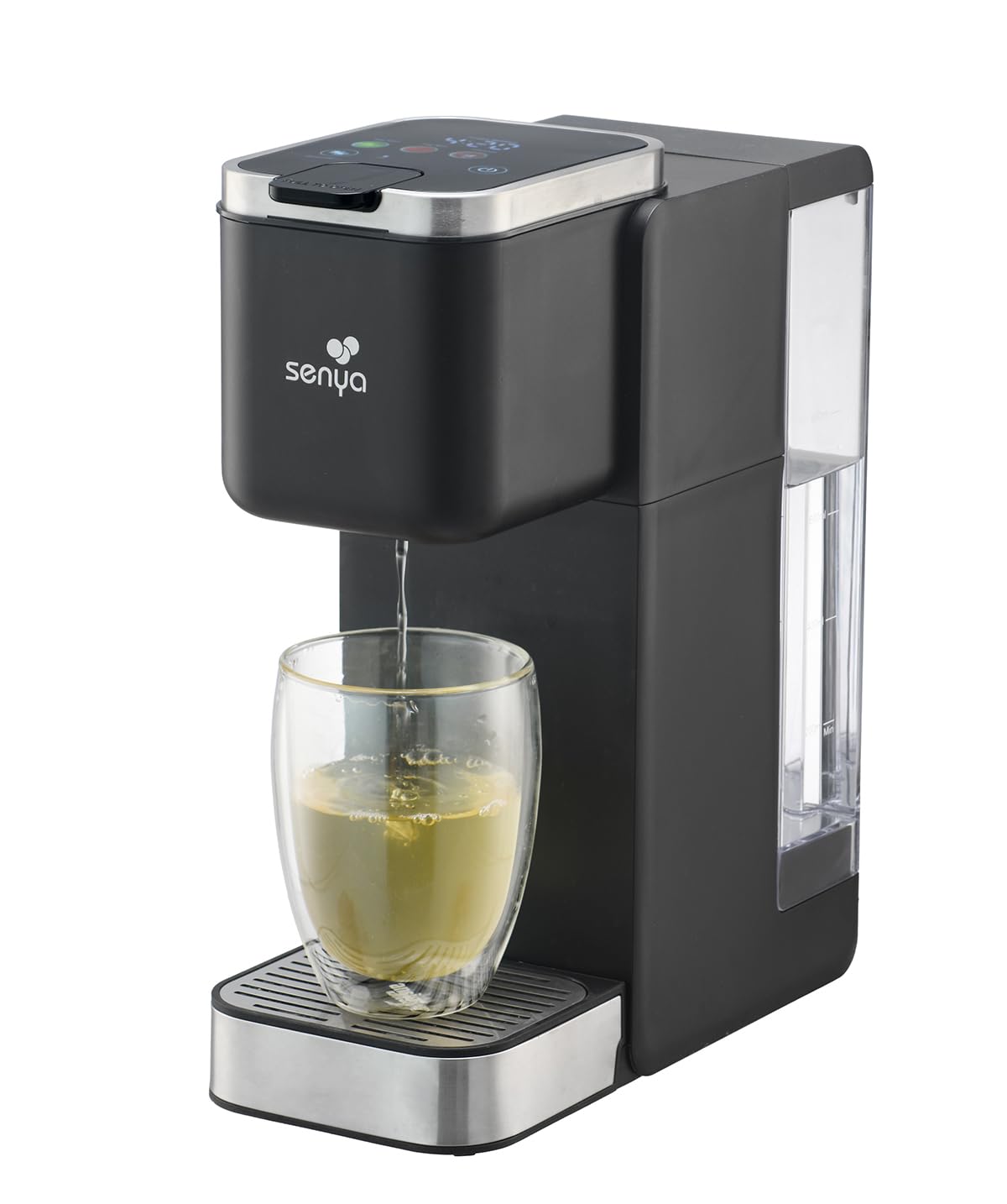 SENYA Machine à thé Tea Time Pro 1,2 L 1000W Écran tactile Détartrage automatique