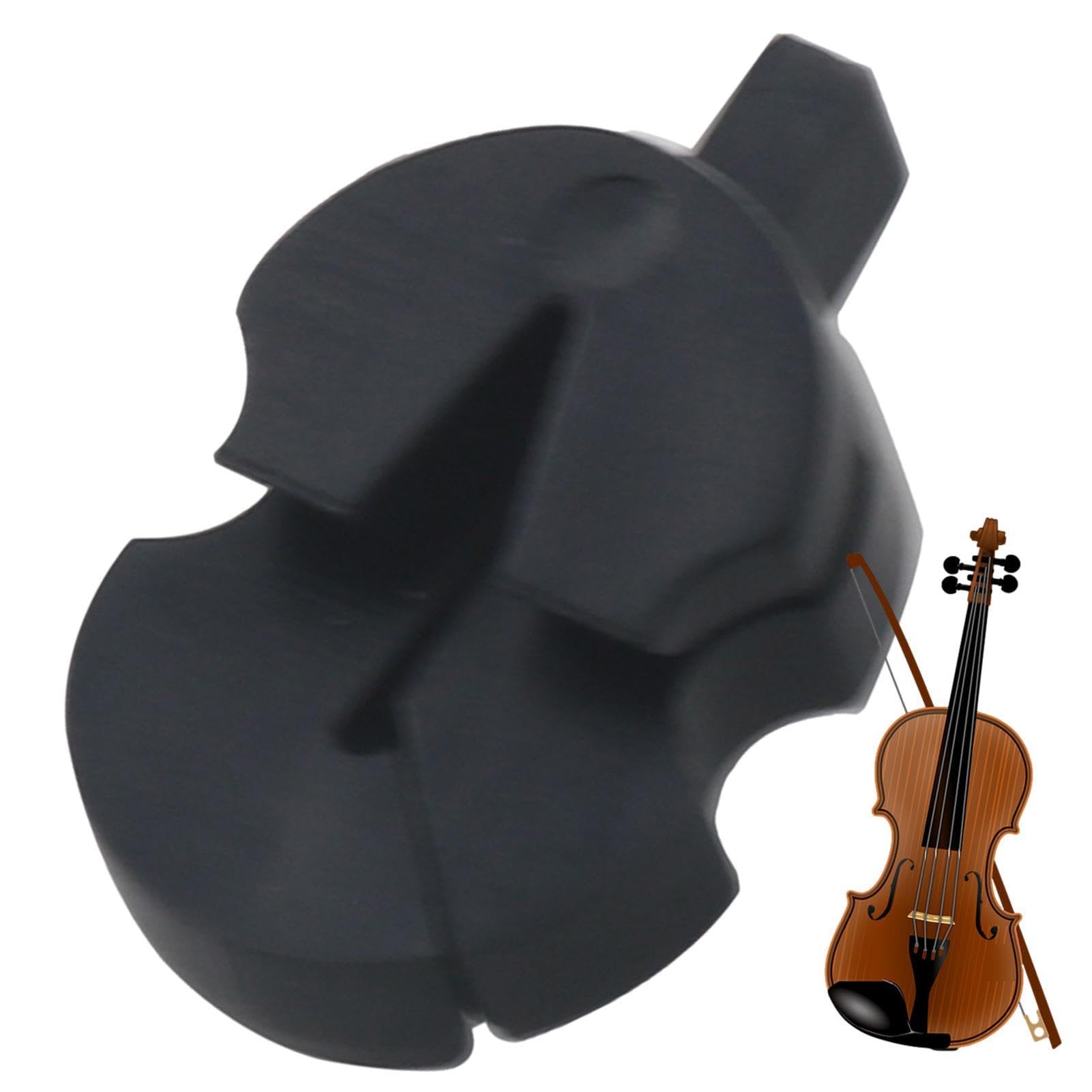 Violino Muto,Sordina per violino - Sordina per pratica di violino in gomma, sordina stile tourte stile artiglio per pratica personale di musica da camera
