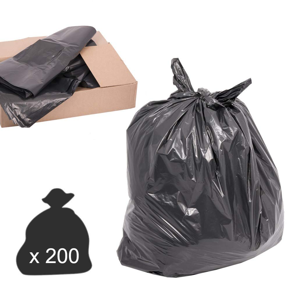 Viva Brite Black 200 Refuse Sacks 120L - Heavy Duty