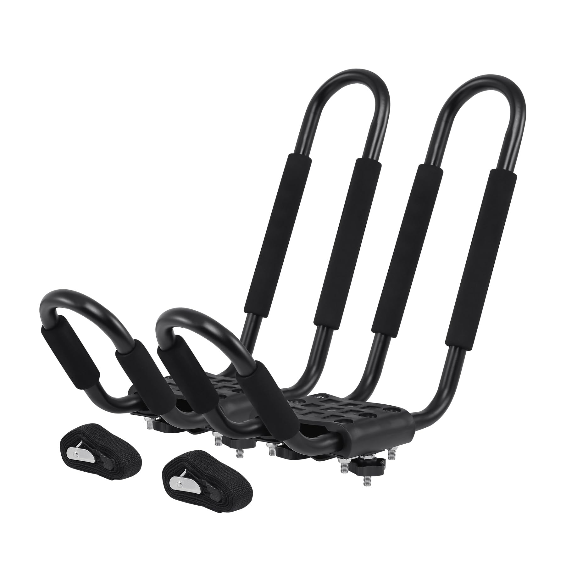 2 stück Universal Auto Kajakhalter Bootsträger Auto Dach Bootshalterung Dachträger Kajak Stütze Universal J bar Dachträger Halter für Kajak und Skibrett