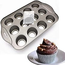 12 Cups Nonstick Mini Cheesecake Pan with Removable Bottom, springform Pan, Cake pan,Tart pan,Quiche pan