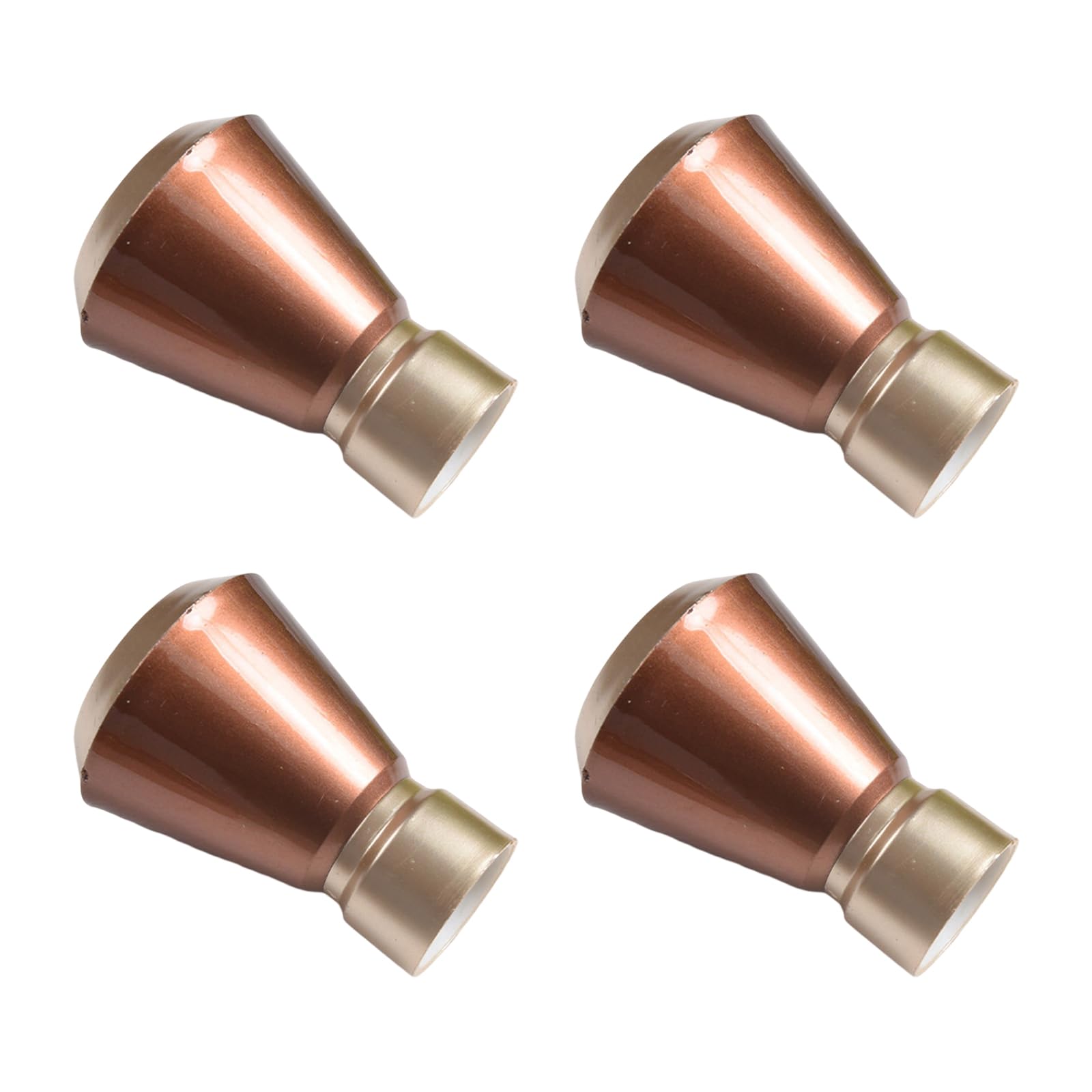 Nucelit D Of 4 Stylish Simple Styles Curtain Ro Finials With Easy Installation Curtain Ro En Caps For Enhances Home Aesthetics Home Ecors Finials