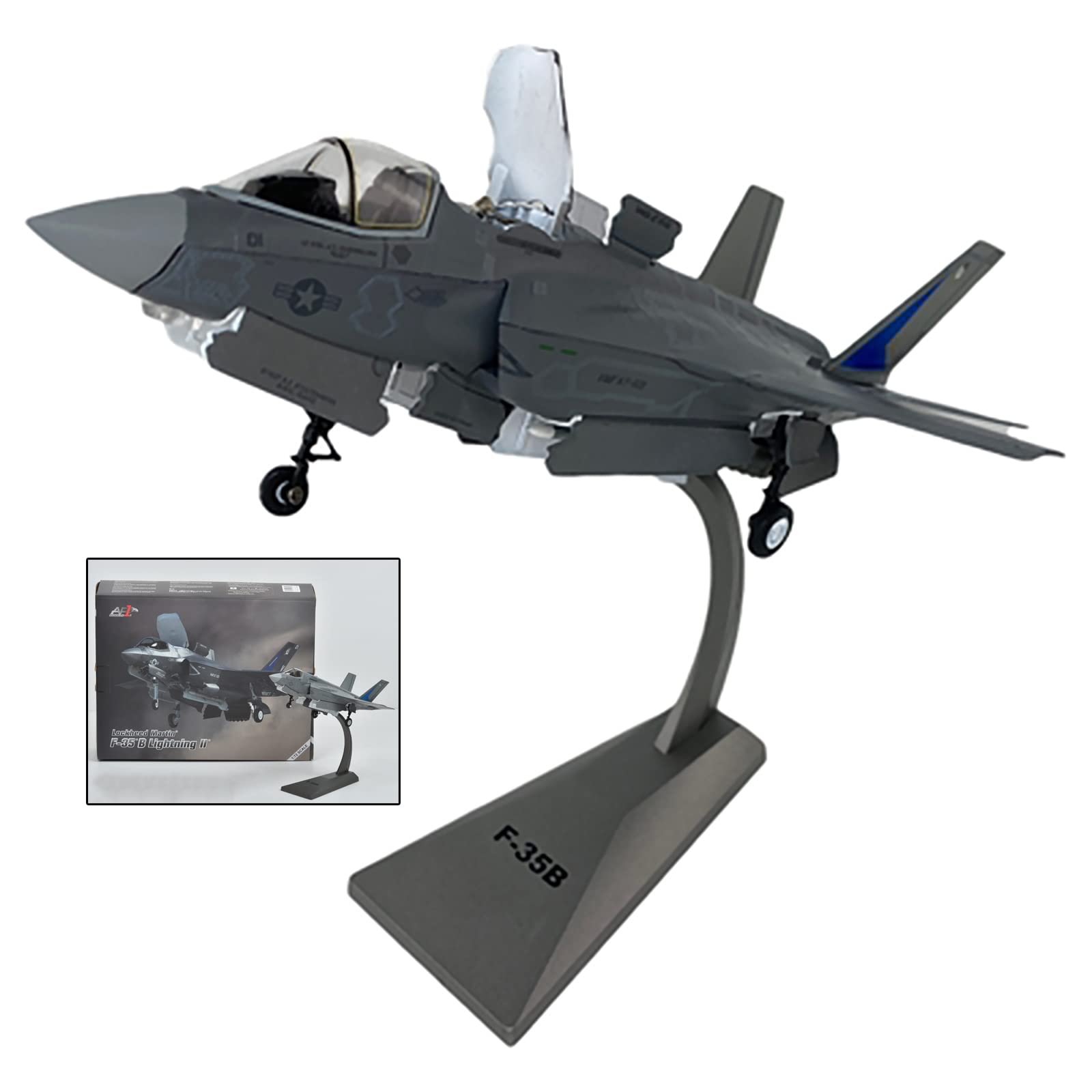 Amazon.com: BOLYUM 1:72 F-35B VTOL Version Fighter, Aircraft