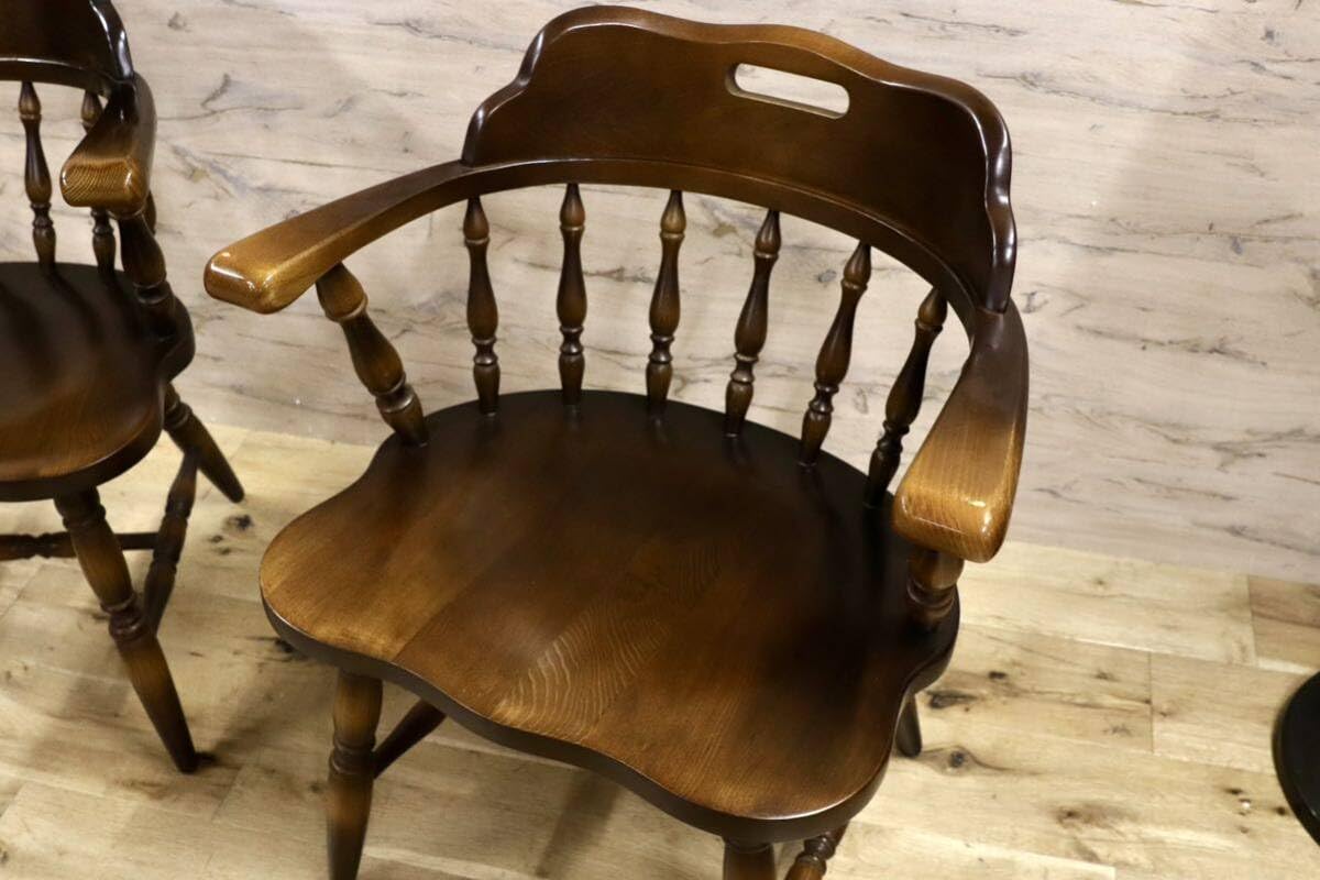 飛騨産業 木製　キツツキ ウィンザーチェア キャプテンチェア HIDA GMGS308B○飛騨産業 / HIDA キツツキ ウィンザーチェア キャプテン