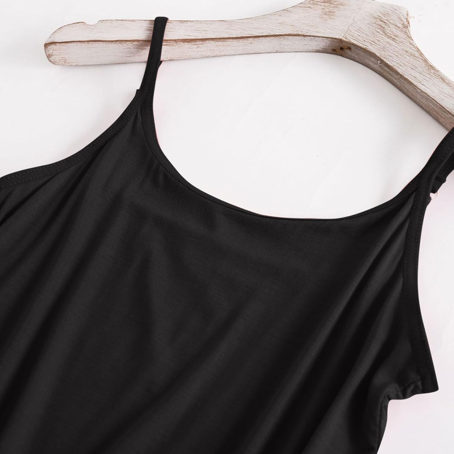 HGps8w Womens Camisole Pajama Sets Spaghetti Straps Sleeveless Tank Top and Pj Botton Long Pants Soft Modal Sleepwear - Image 5