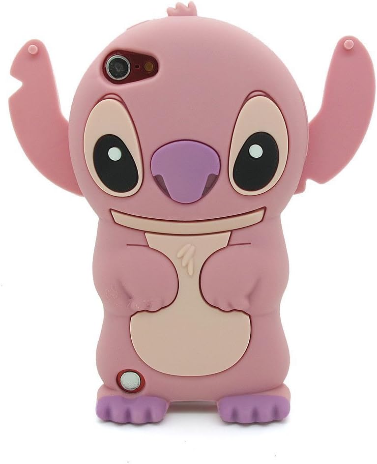 Disney 3D Cute Soft Silicone Cover Cases for Ipod Touch 5 5g 5th Generation (Stitch & Lilo - Style 4)