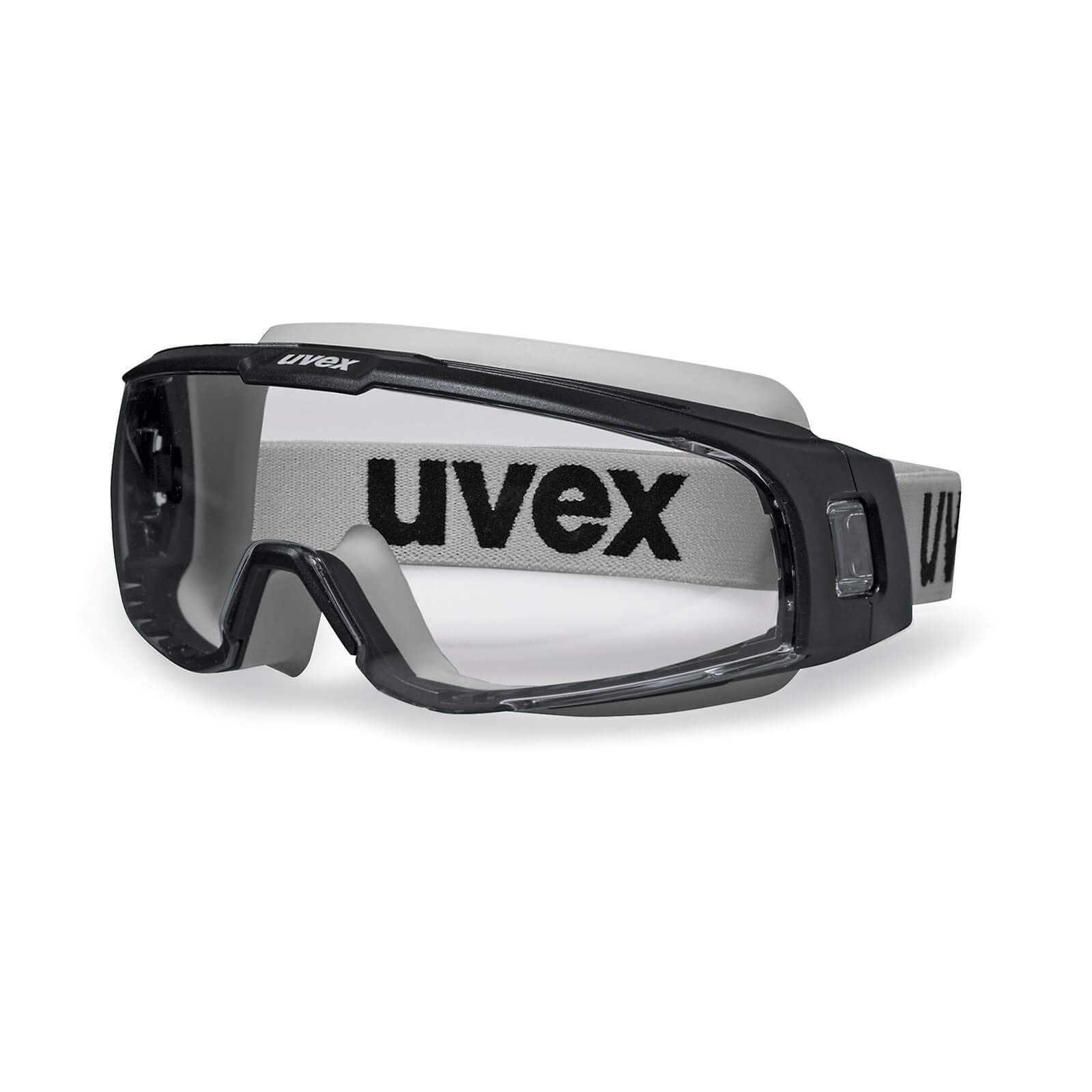 Uvex u-Sonic Supravision Plus Gafas de protección, color transparente y negro