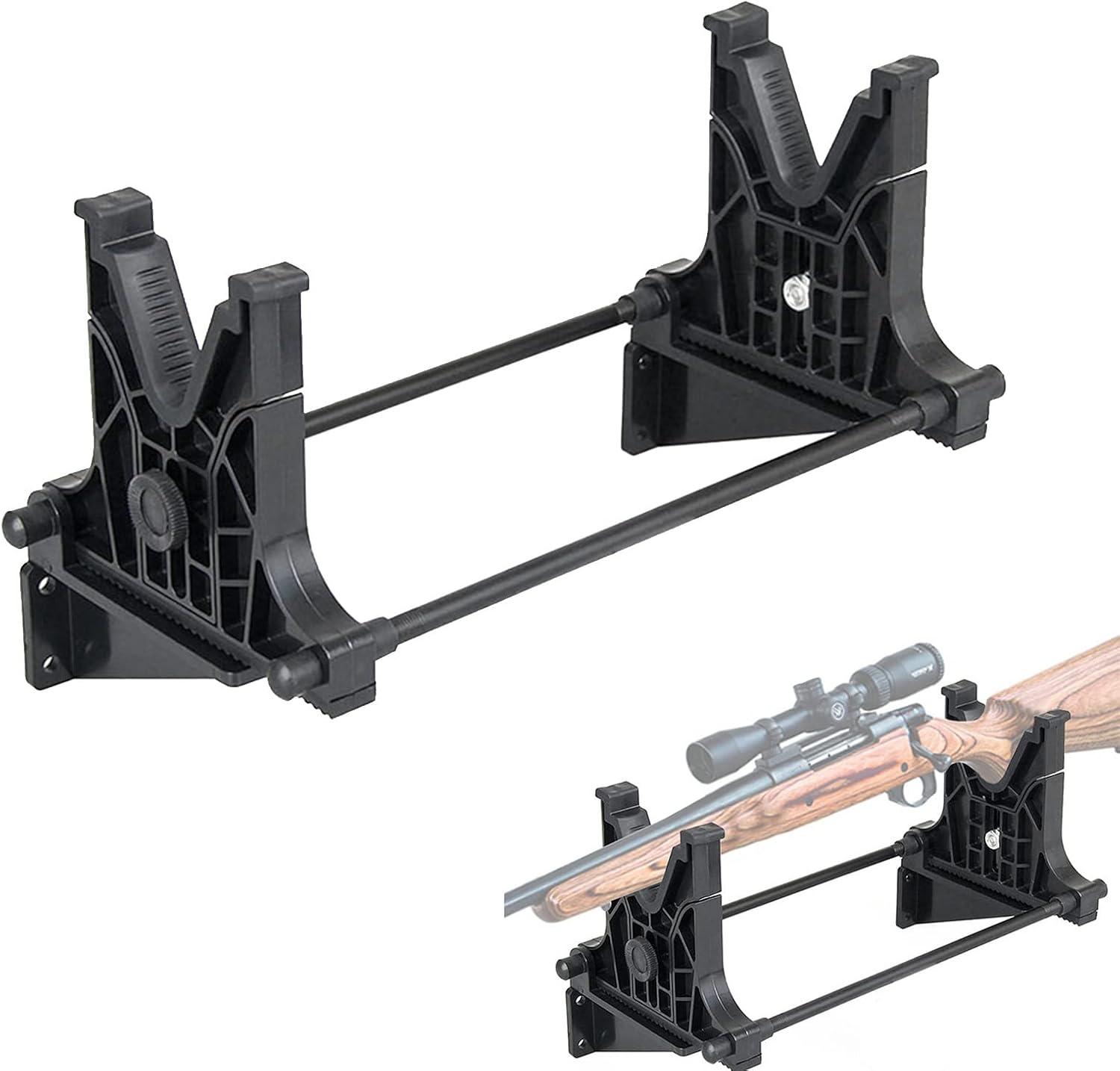 OVARIA Bench and Stand for Rifle, Gun Cleaning Stand, Handguns Bench Rest, Airguns Stand for Hunting Rifle Gun Accessories