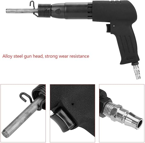 Miniatura 5 de Pistola de remachado tipo 250, martillo de remache sólido de aire de mano, pistola de remache neumática, kit de pistola de remache manual de mano de