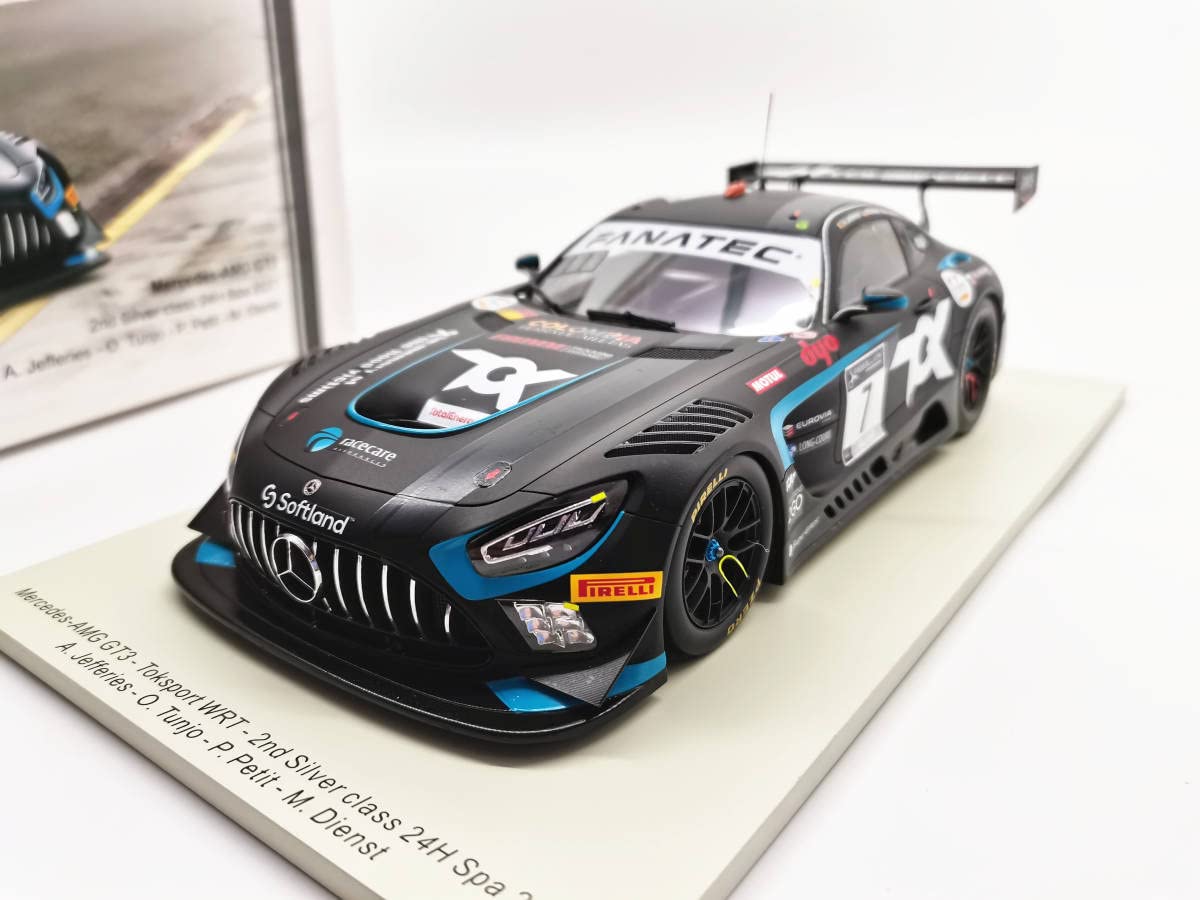 Amazon | Spark 1/18 ベンツ AMG GT3#7 2rd Silver class 24H Spa 2021 